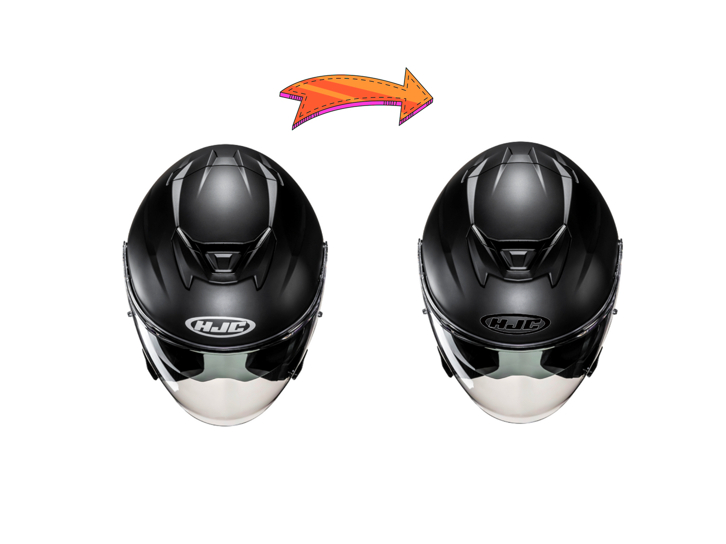 Stickers HJC couleurs