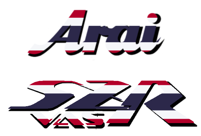 Stickers Arai drapeaux