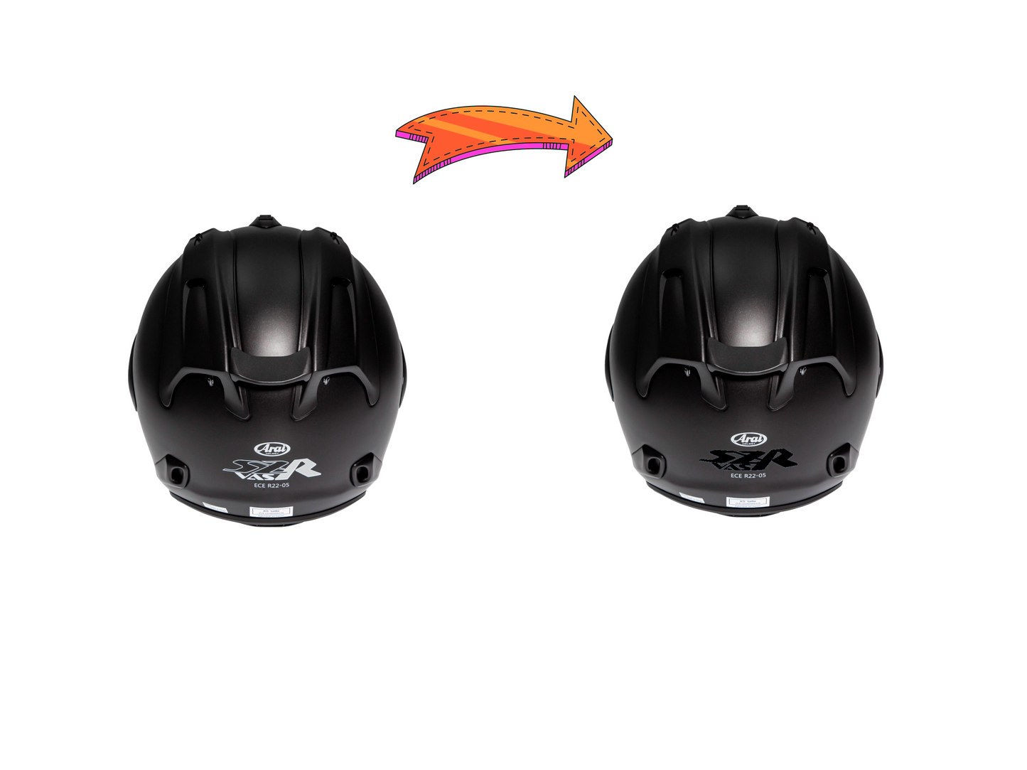 Stickers Arai monochromes