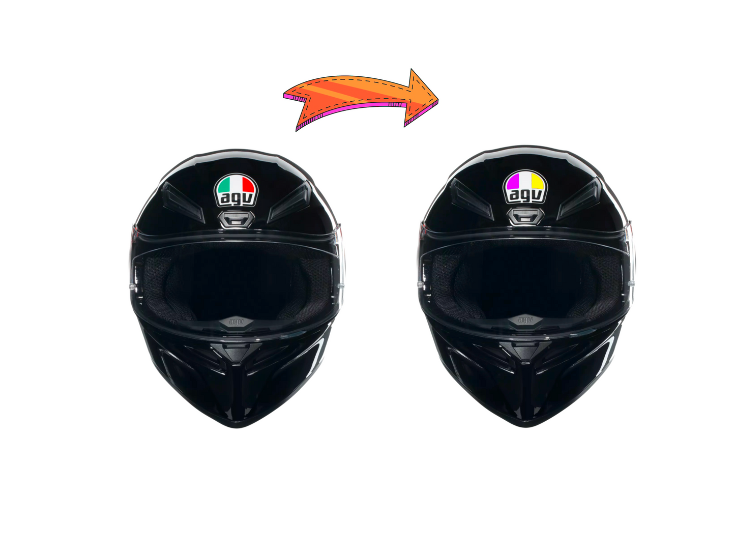 Stickers AGV personnalisé
