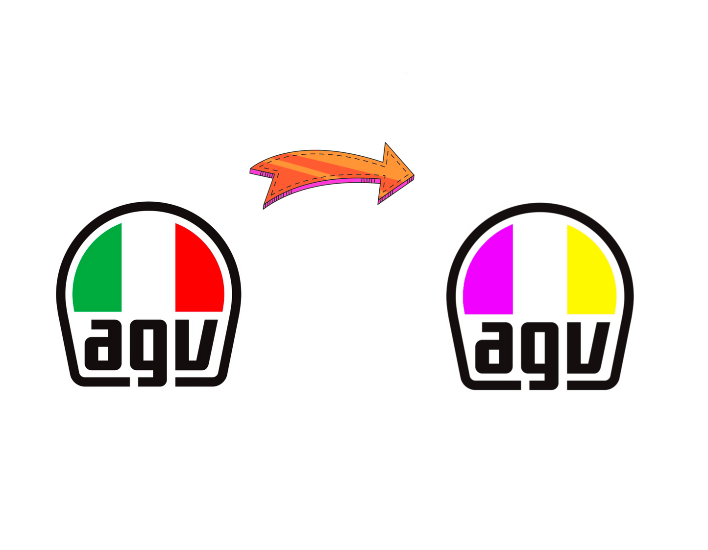 Stickers AGV personnalisé